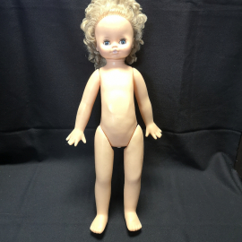 Кукла детская, резина, пластик, высота 55 см. СССР